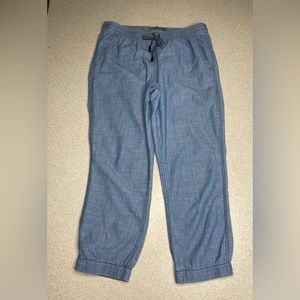 J Crew Point Sur Seaside Chambray High Rise Jogger Pants